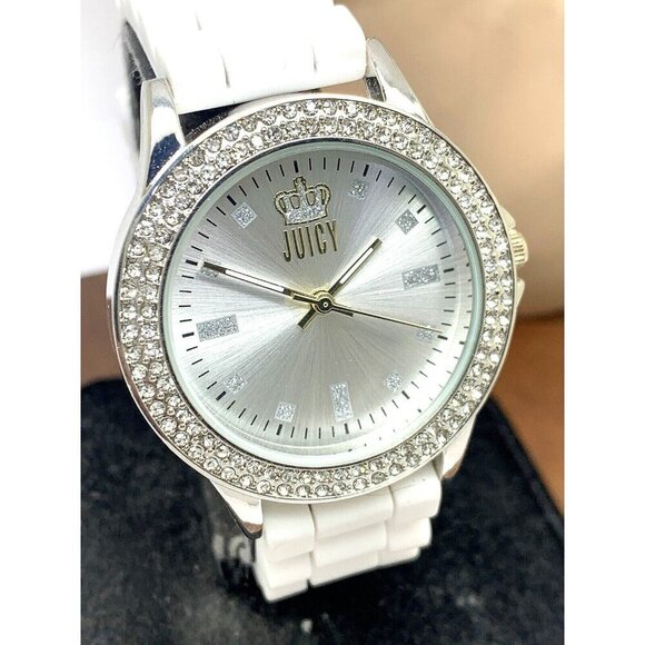 Juicy By Juicy Couture Women\'s Watch JC/5027 Quartz Silver Dial White Rubber main image 12